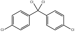 ビス(p-クロロフェニル)ジクロロメタン 化学構造式