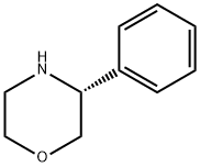 (R)-3-フェニルモルホリン 化学構造式