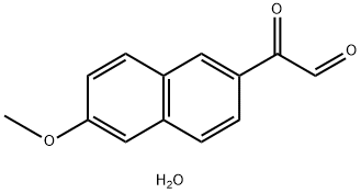 6-メトキシ-2-ナフチルグリオキサール水和物 化学構造式