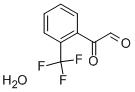 2-(トリフルオロメチル)フェニルグリオキサール水和物 化学構造式