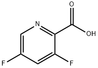 3,5-Difluoropicolinic acid Struktur