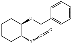 (1R,2R)-(-)-2-苄氧基环己基异氰酸酯,745784-13-8,结构式