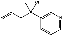 2-(pyridin-3-yl)-4-penten-2-ol Structure