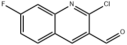 2-氯-7-氟喹啉-3-甲醛,745830-16-4,结构式