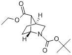 ANTI-2-BOC-2-AZABICYCLO[2.2.1]HEPTANE-7-CARBOXYLIC ACID ETHYL ESTER Structure