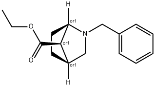 ANTI-2-BENZYL-2-AZABICYCLO[2.2.1]HEPTANE-7-CARBOXYLIC ACID ETHYL ESTER Structure