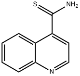 QUINOLINE-4-CARBOTHIOIC ACID AMIDE 化学構造式