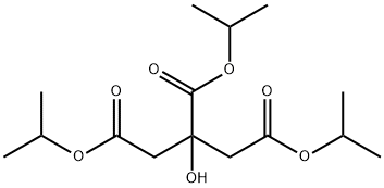 三异丙醇柠檬酸酯,74592-76-0,结构式