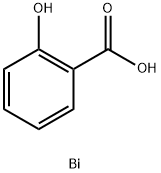 トリス(2-ヒドロキシ安息香酸)ビスマス 化学構造式