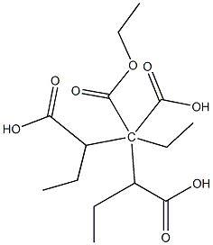 tetraethyl propane-1,2,2,3-tetracarboxylate Structure