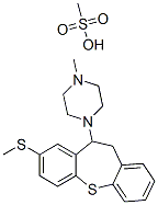 马来酸甲硫替平, 74611-28-2, 结构式