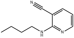 3-氰基-2-(N-丁氨基)吡啶, 74611-50-0, 结构式