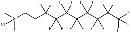 1H,1H,2H,2H-PERFLUORODECYLDIMETHYLCHLOROSILANE Structure