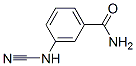 Benzamide, 3-(cyanoamino)- (9CI) Structure