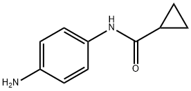 N-(4-アミノフェニル)シクロプロパンカルボキサミド 化学構造式