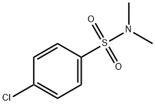 4-氯-N,N-二甲基苯磺酰胺, 7463-22-1, 结构式