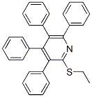 2-(Ethylthio)-3,4,5,6-tetraphenylpyridine Structure