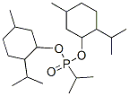 (1-Methylethyl)phosphonic acid bis[5-methyl-2-(1-methylethyl)cyclohexyl] ester Structure