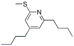 2,4-Dibutyl-6-(methylthio)pyridine Structure