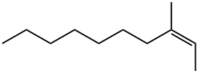 (2Z)-3-Methyl-2-decene Structure