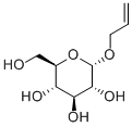 アリルα-D-グルコピラノシド 化学構造式