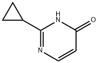 2-环丙基嘧啶-4-酚 结构式