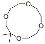 2,2-dimethyl-1,4,7,10-tetraoxacyclododecane Structure