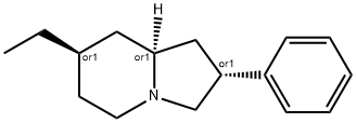 Indolizine, 7-ethyloctahydro-2-phenyl-, (2alpha,7ba,8aalpha)- (9CI) Structure