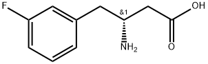 (R)-3-氨基-4-(3-氟苯基)丁酸,746595-89-1,结构式