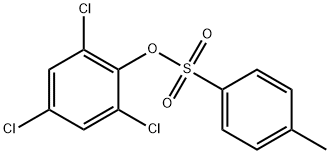 4-メチルベンゼンスルホン酸2,4,6-トリクロロフェニル 化学構造式