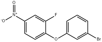 1-(3-bromophenoxy)-2-fluoro-4-nitrobenzene, 74660-86-9, 结构式