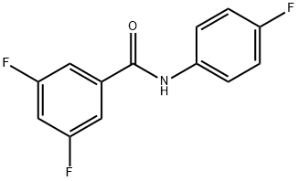 Benzamide, 3,5-difluoro-N-(4-fluorophenyl)- (9CI) Struktur