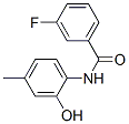 Benzamide, 3-fluoro-N-(2-hydroxy-4-methylphenyl)- (9CI) 结构式