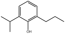 2-异丙基-6-丙基苯酚,74663-48-2,结构式