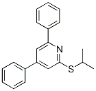 2-(1-メチルエチルチオ)-4,6-ジフェニルピリジン 化学構造式