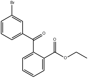 3-BROMO-2'-CARBOETHOXYBENZOPHENONE Structure