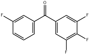 3,3',4,5'-TETRAFLUOROBENZOPHENONE Struktur