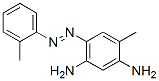 4-メチル-6-[(2-メチルフェニル)アゾ]-1,3-ベンゼンジアミン 化学構造式