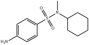 4-AMINO-N-CYCLOHEXYL-N-METHYL-BENZENESULFONAMIDE Structure