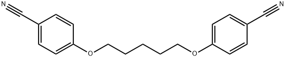 4,4'-pentamethylenedioxydibenzonitrile Struktur