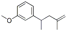 3-Methoxy-1-(1,3-dimethyl-3-butenyl)benzene Structure