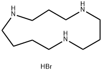 1,5,9-トリアザシクロトリデカン三臭化水素酸塩 化学構造式