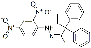 N-(3,3-diphenylpentan-2-ylideneamino)-2,4-dinitro-aniline Structure