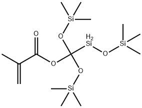 METHACRYLOXYMETHYLTRIS(TRIMETHYLSILOXY)SILANE Structure