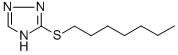 3-(heptylthio)-1H-1,2,4-triazole Struktur