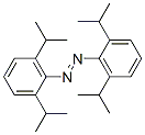 2,2',6,6'-テトラキス(1-メチルエチル)アゾベンゼン 化学構造式