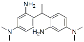 4-[1-(2-amino-4-dimethylamino-phenyl)ethyl]-N,N-dimethyl-benzene-1,3-diamine 结构式