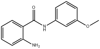 2-AMINO-N-(3-METHOXY-PHENYL)-BENZAMIDE Structure