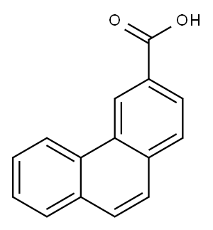 3-菲甲酸, 7470-14-6, 结构式
