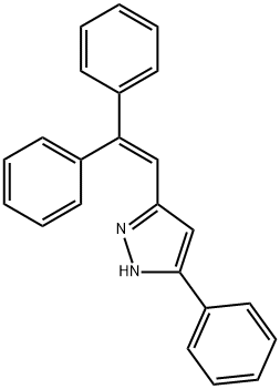 3-(2,2-diphenylethenyl)-5-phenyl-2H-pyrazole Structure